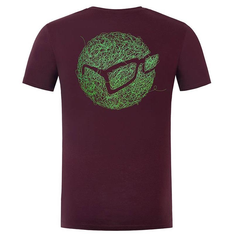 Korda Tee-shirt birdsnest burgundy