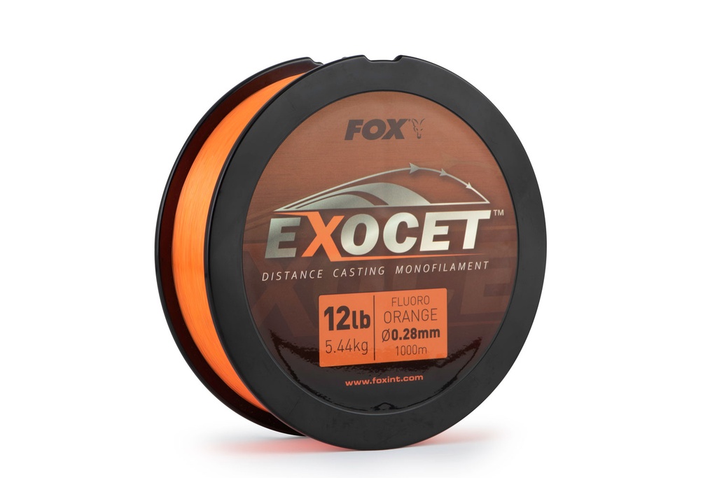 [6431163/28] Fox Exocet fluoro orange mono (12lbs)
