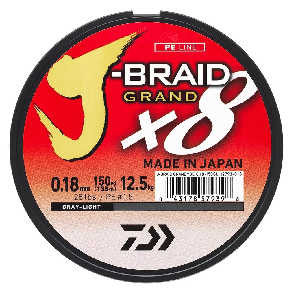 [2181141/20] Daiwa Tresse J Braid Grand X8 135 chartreuse (20/100)