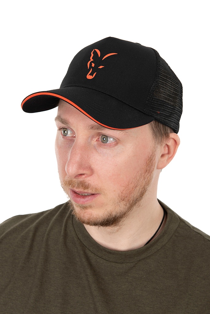 Fox Baseball cap black orange (copie)