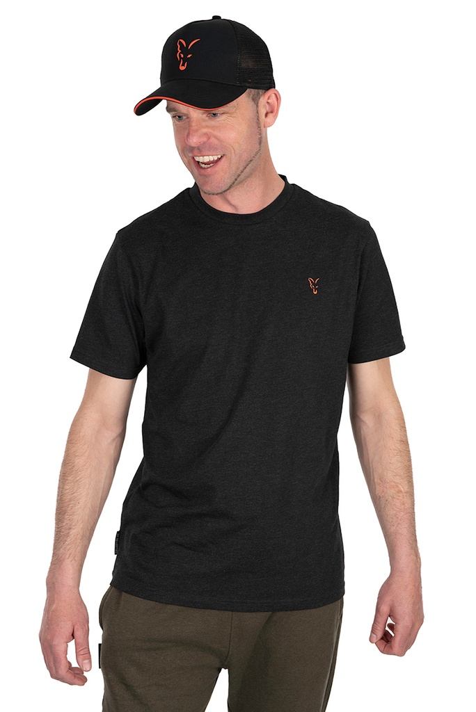 [6439365/S] Fox T-shirt collection black orange (S)