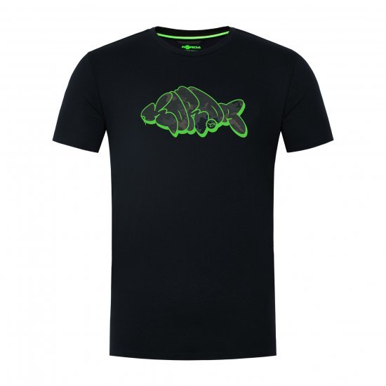 [1169345/S] Korda Tee-shirt outline black (S)