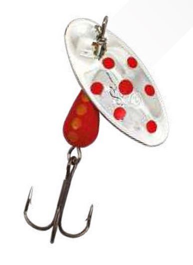 [1001692/2] Suissex Cicada bicolore argent points rouges rouge (n°2)