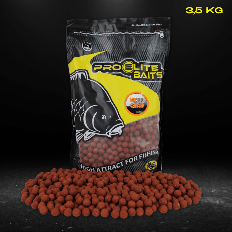 [5273367/24] Pro Elite Baits Natural foods krill & crab 3.5kg (24mm)