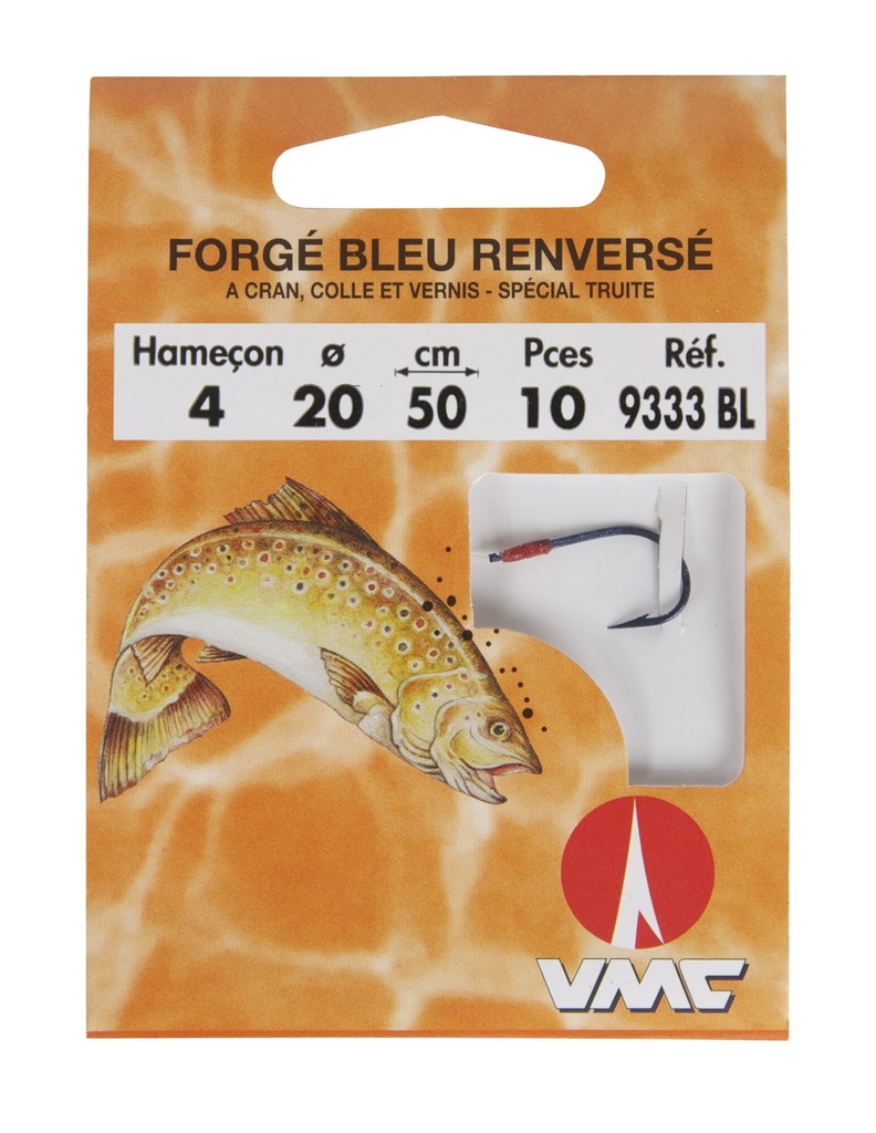 [M0071201/06-18] Vmc Hamecon monte truite forge bleu renverse a cran colle (06/18)