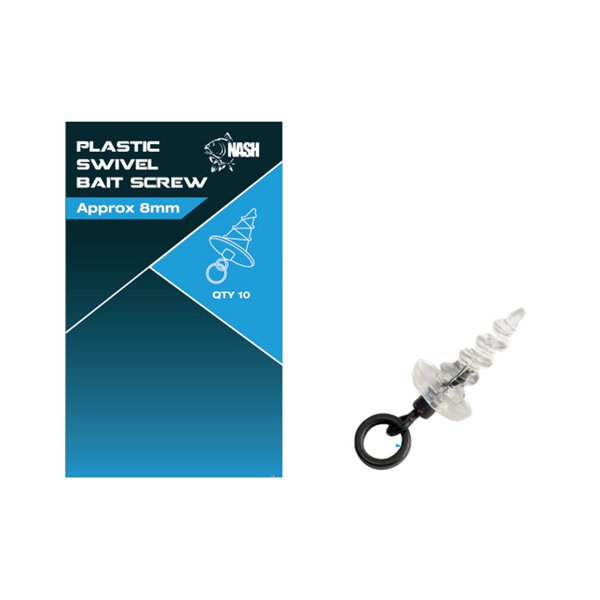 [1093891/08] Nash Plastic bait screw with swivel (8mm)