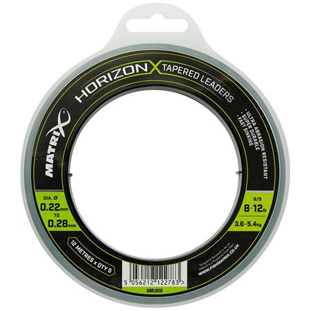 [6431158/08] Matrix Horizon X tapered shock leader