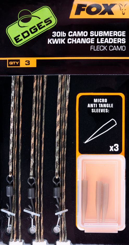 [6431150/40] Fox Edges camo submerge leaders kwik change (40lbs)