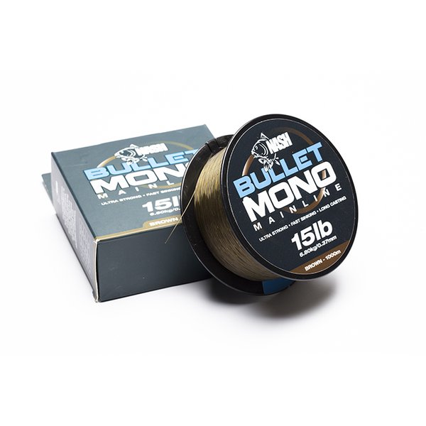[1091101/12] Nash Bullet mono brown (12lbs)